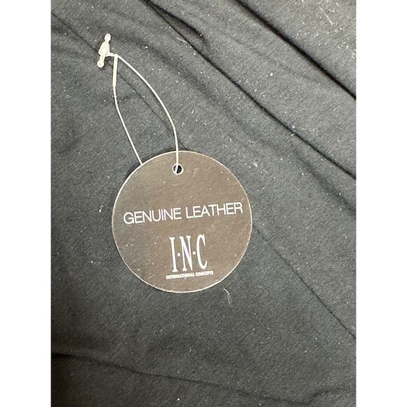 INC International Concepts Aleah Leather Boots - Black - size 6 - Picture 10 of 11